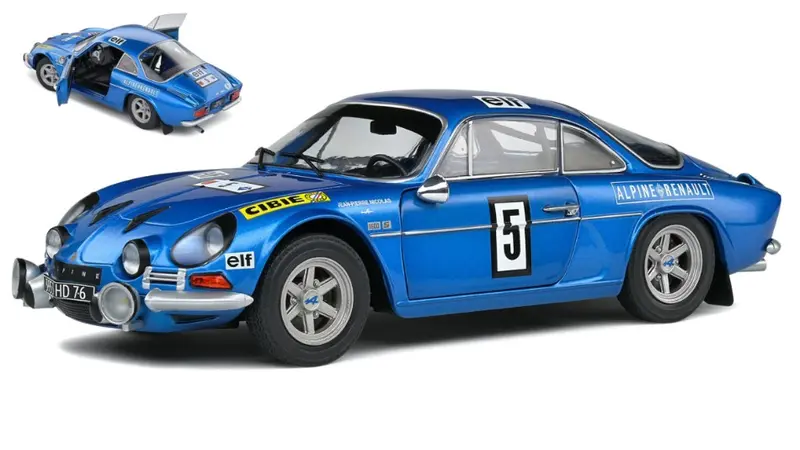 ALPINE A 110 1600S N.5 OLYMPIA RALLY 1972 NICOLAS/TODT 1