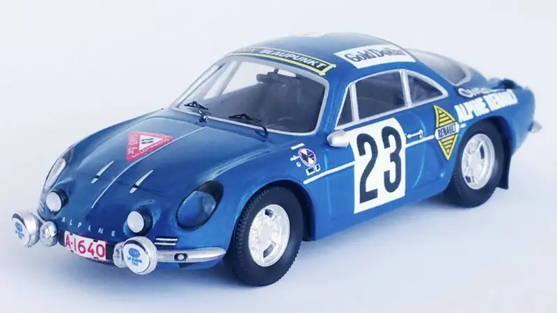 ALPINE A110 1000 LAKES RALLY 1969 LUSENIUS-HALME 1