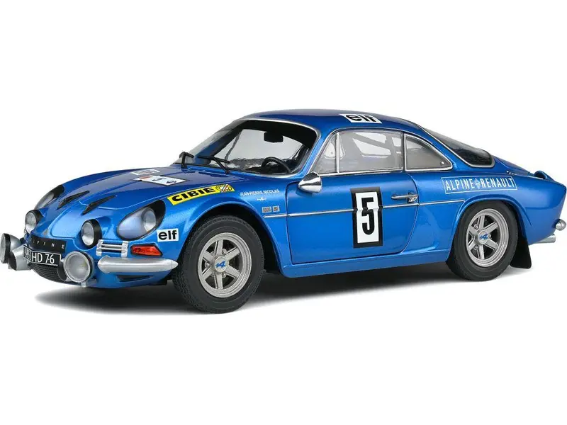 Alpine A110 1600S Nicolas/Todt Olympia Rally 1972 1