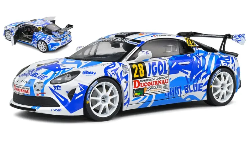ALPINE A110 N.28 RALLY DU VAR 2021 NIGHT VERSION DELEC./DE CASTELLI 1