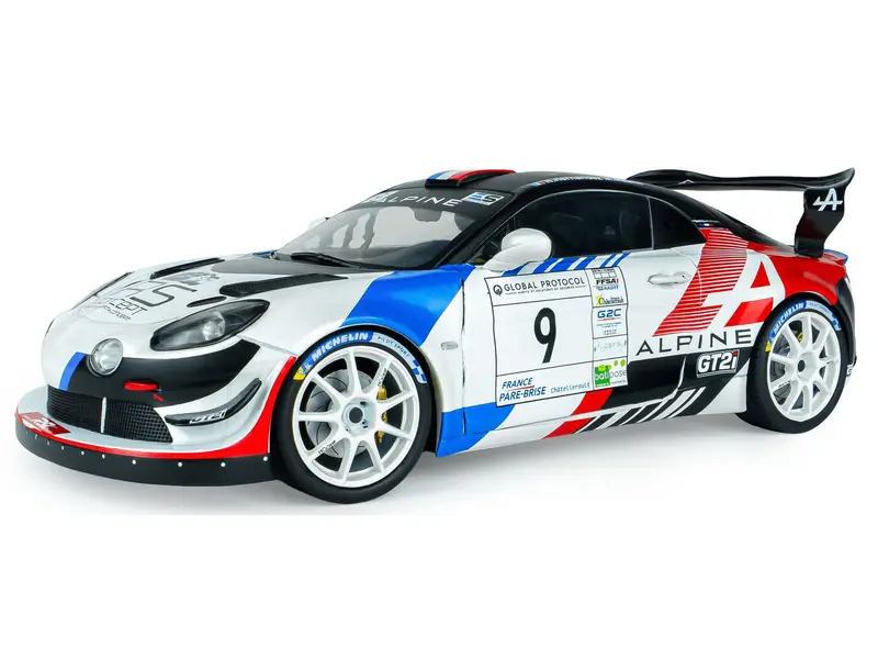 Alpine A110 RGT+ White #9 N.Hernandez M.Maurin Rallye De La Vienne 2025 1
