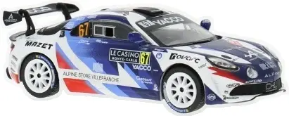 Alpine A110 RGT WRC Rally Monte Carlo 2025 #67 R.Astier/D.Giraudet 1