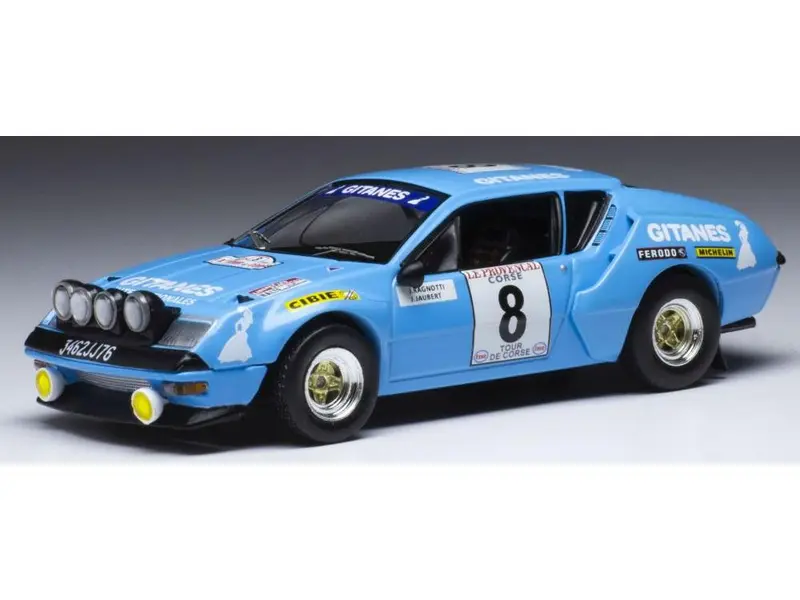 Alpine A310 #8 Gitanes Tour de Corse 1976 J.Ragnotti/J.Jaubert 1