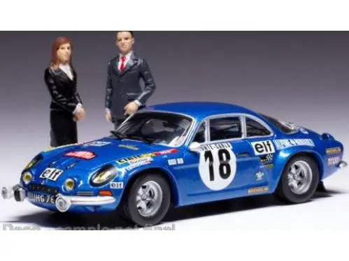 Alpine Renault 1800 S #18 Monte Carlo 1973 Winner Serie 1 w/Figures Andruet/Petit 1