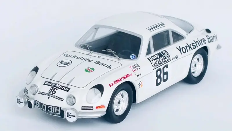 ALPINE RENAULT A110 RAC RALLY 1972 ROBINSON/RODGERS 1