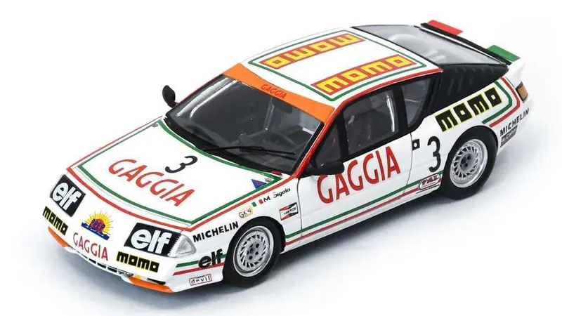 ALPINE V6 TURBO N.3 EUROPA CUP CHAMPION 1986 MASSIMO SIGALA 1