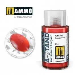 Ammo A-Stand Transparent Red