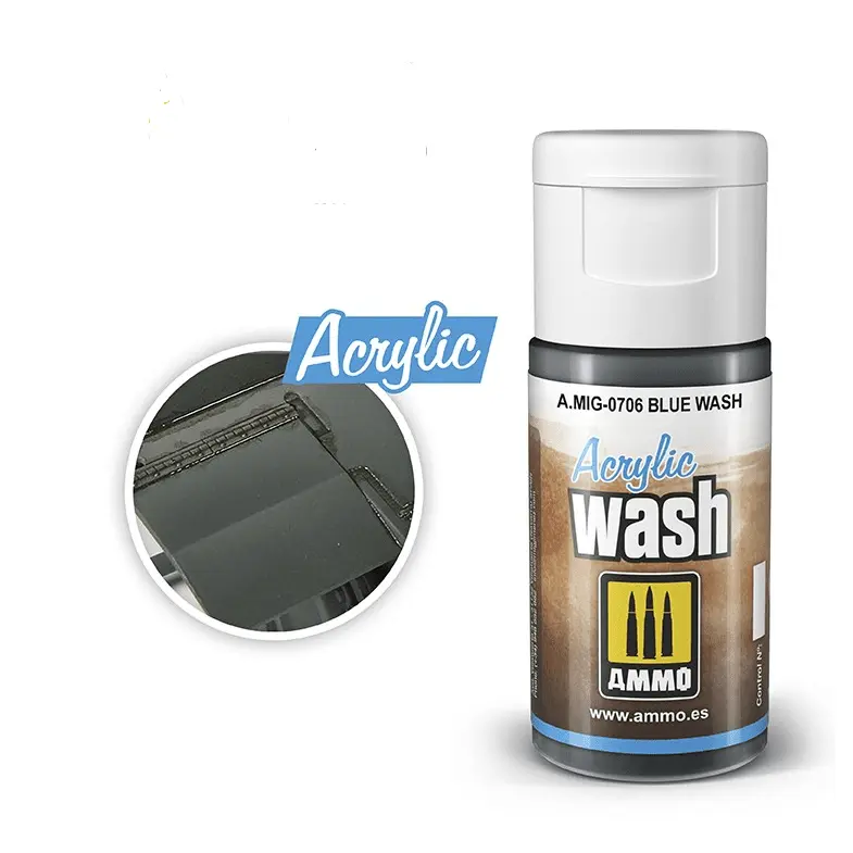Ammo Blue Wash Acrylic