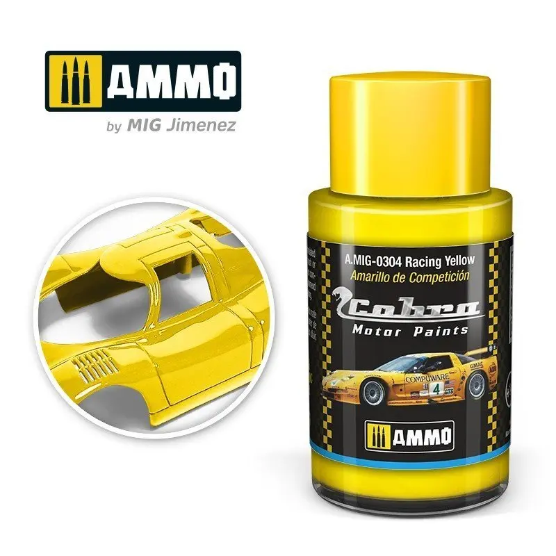 Ammo Cobra Motor Racing Yellow