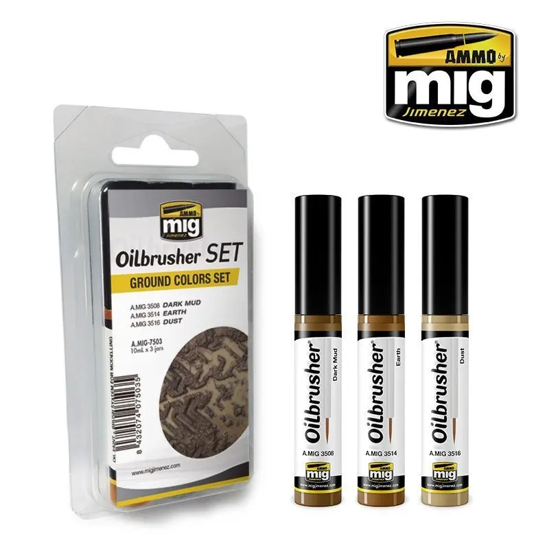 Ammo Ground Color Oilbrush Set