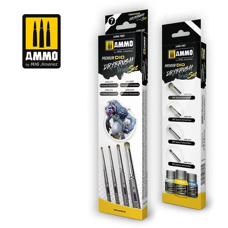 Ammo Premium Dio Drybrush Set
