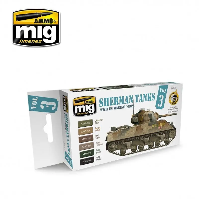 Ammo Sherman Tanks Vol.3 Set