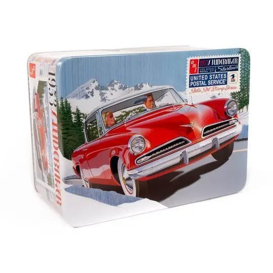 AMT 1/25 1953 Studebaker Starliner-USPS with Collectibles Tin