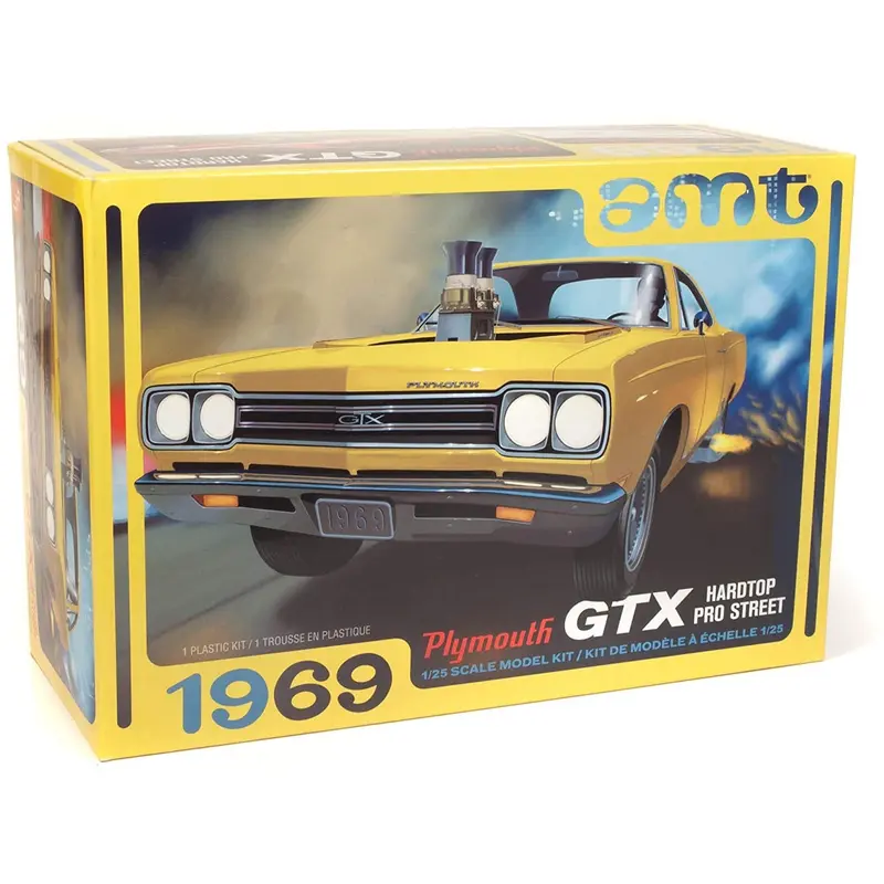 AMT 1/25 1969 Plymouth GTX Hardtop Pro Street 2T