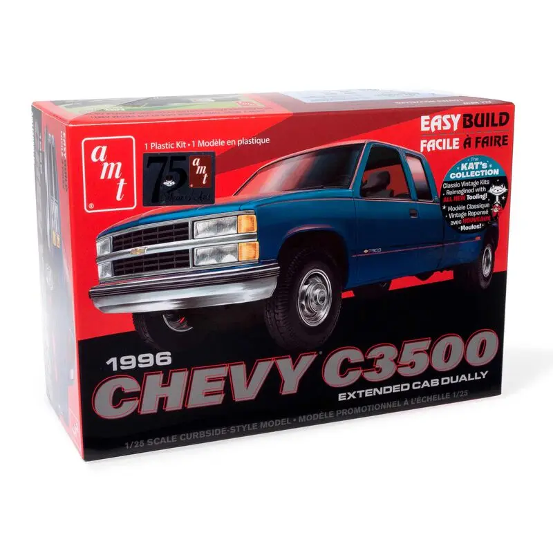 AMT 1/25 1996 Chevrolet C-3500 Dually Pickup EasyBuild Model Kit