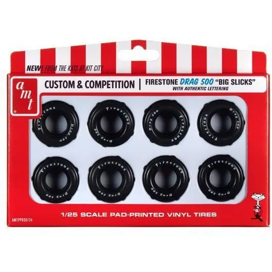 AMT 1/25 Firestone Drag 500 Big Slicks Parts Pack