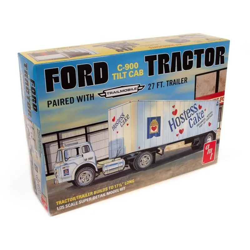 AMT 1/25 Ford C900 Hostess Truck with Trailer