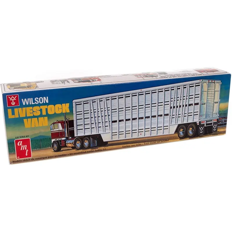 AMT 1/25 Wilson Livestock Van Trailer