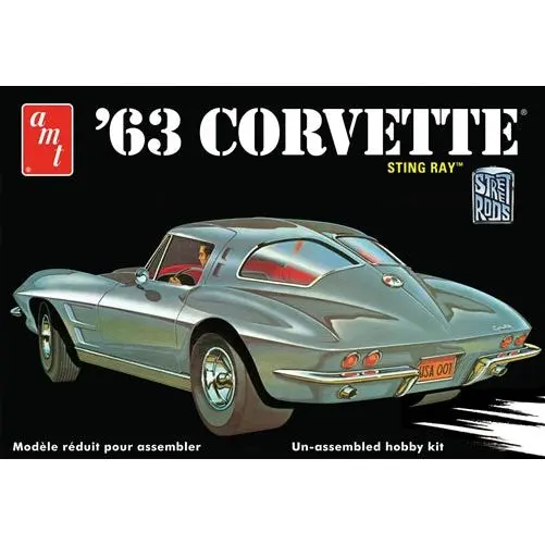 AMT 1963 Chevy Corvette 1/25 Scale Model Kit