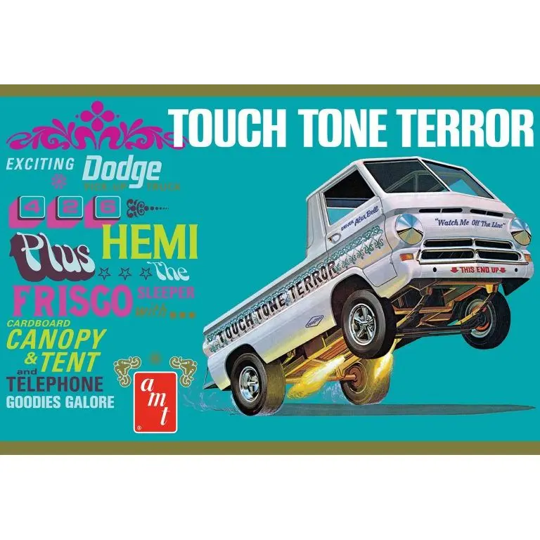 AMT 1966 Dodge A100 Pickup “Touch Tone Terror” 1/25 Scale Model Kit