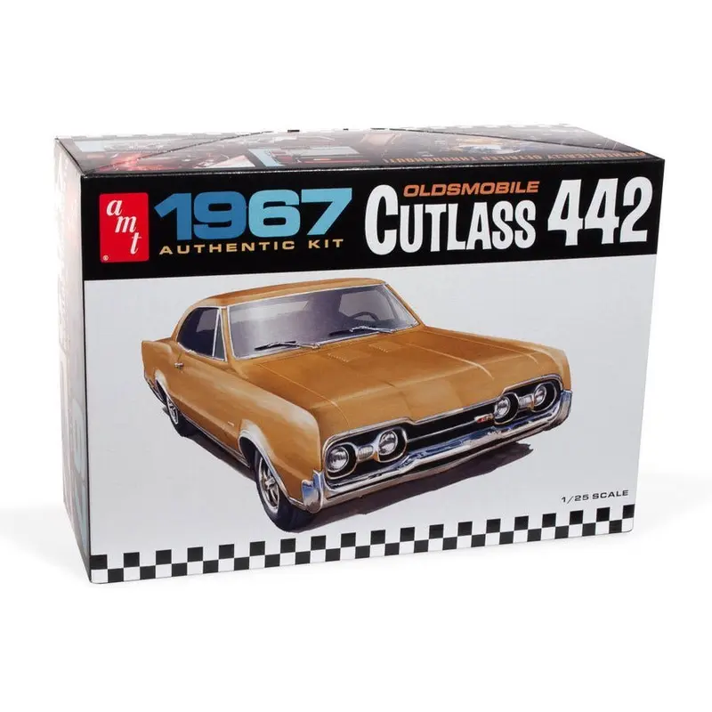 AMT 1967 Oldsmobile Cutlass 442 1/25 Scale Model Kit