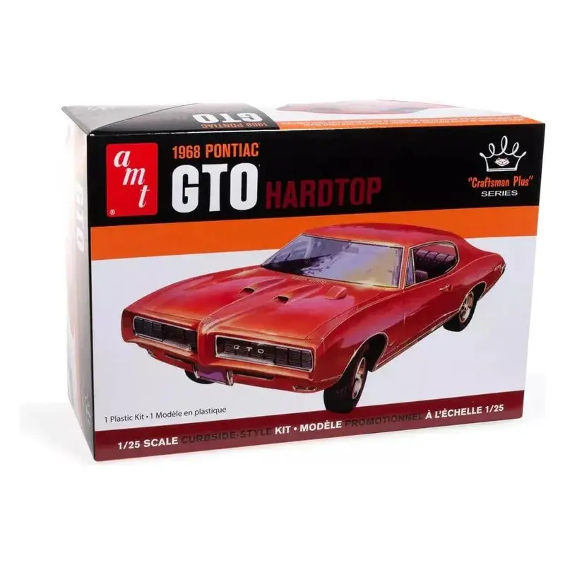 AMT 1968 PONTIAC GTO HARDTOP CRAFTSMAN PLUS 1/25 Model Kit