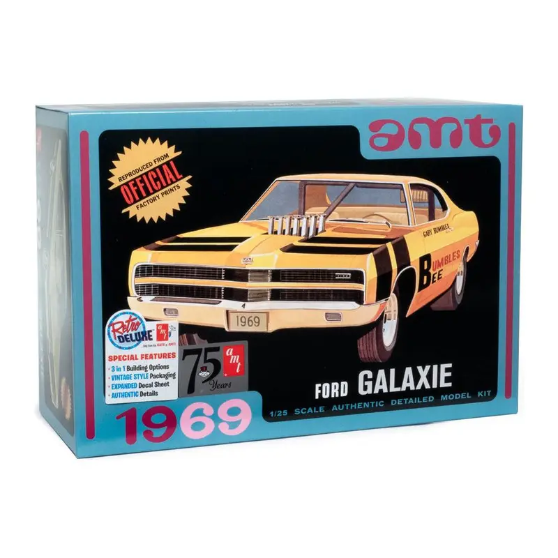 AMT 1969 Ford Galaxie Hardtop 1/25 Scale Model Kit
