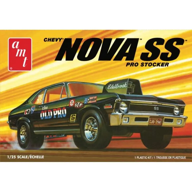 AMT 1972 Chevy Nova SS “Old Pro” 1/25 Scale Model Kit