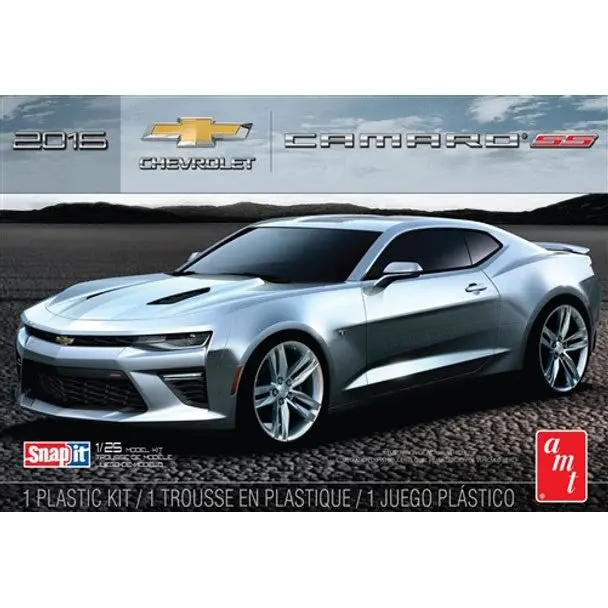 AMT 982M 1/25 Scale 2016 Chevy Camaro SS (Garnet Red) Snap Model Kit
