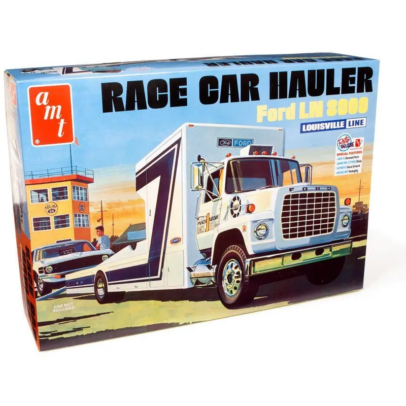 AMT Ford LN 8000 Race Car Hauler 1/25 Scale Model Kit