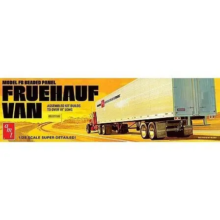 AMT Fruehauf 40' Beaded Panel Trailer Scale Model