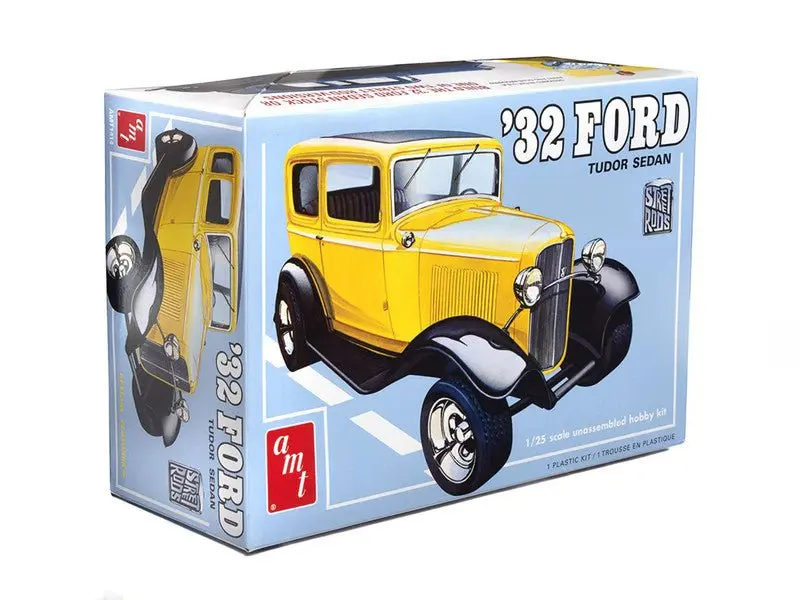 AMT Skill 2 Model Kit 1932 Ford Tudor Sedan "Street Rods" Series 1/25 Scale Model