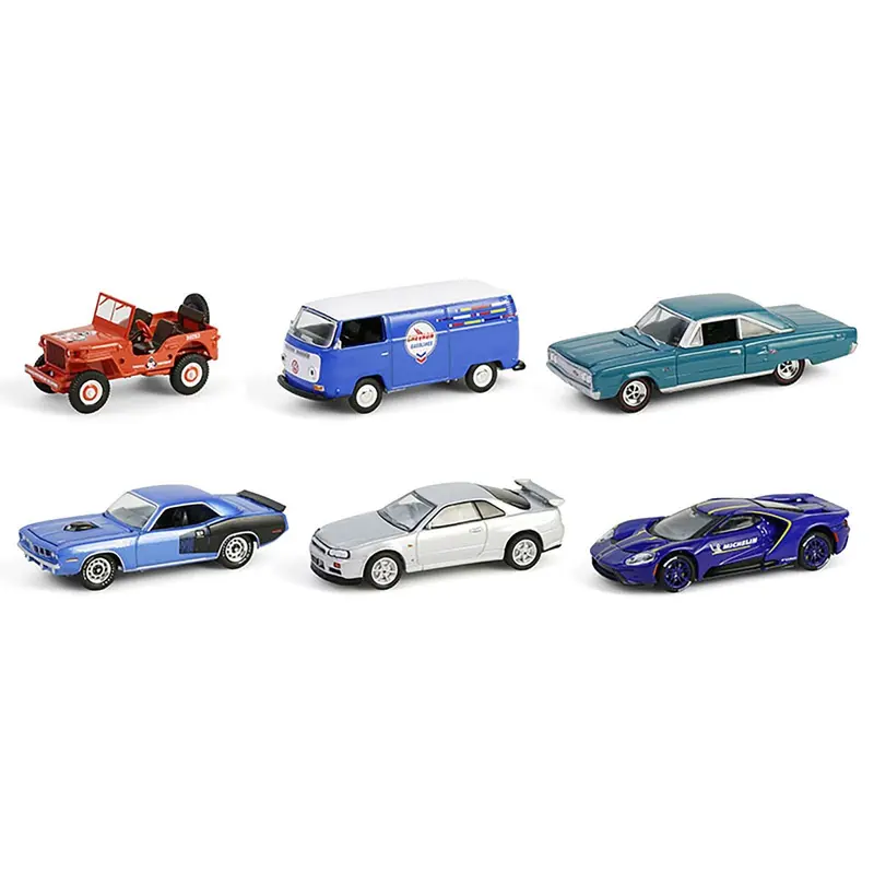 "Anniversary Collection" Set of 6 pieces Series 17 1/64 Diecast Model Cars by Greenlight