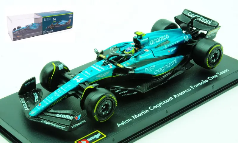 ASTON MARTIN AMR 23 N.14 FERNANDO ALONSO 2023 SIGNATURE 1