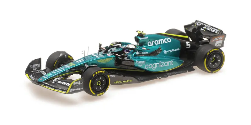 ASTON MARTIN AMR22 SEBASTIAN VETTEL LAST RACE ABU DHABI GP 2022 - 1/43 - Minichamps