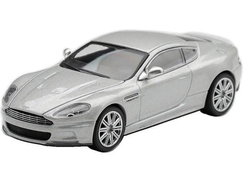 Aston Martin DBS 2008 Lightning Silver (LHD) Blister Packaging 1