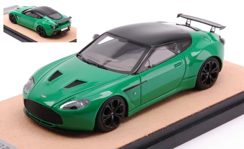ASTON MARTIN V12 ZAGATO 2012 BRILLANT GREEN W/BLACK ED.LIM.PCS 10 1