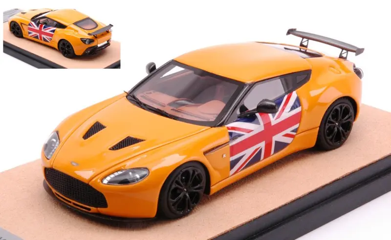 ASTON MARTIN V12 ZAGATO 2012 GLOSS ORANGE W/ENGLISH ED.LIM.PCS 10 1