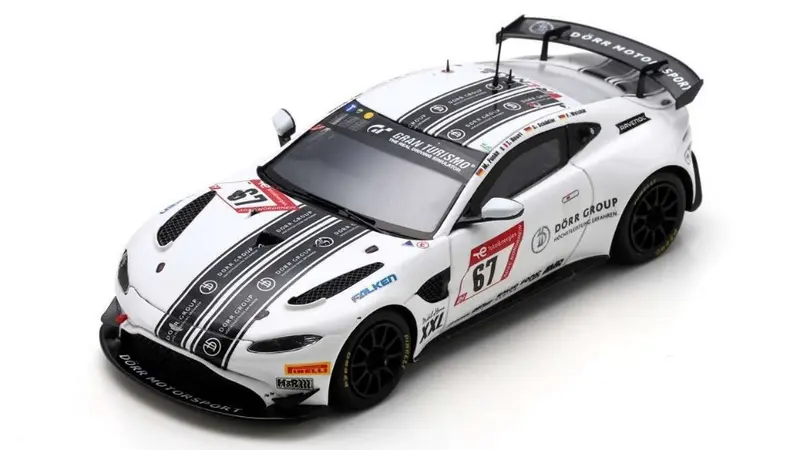 ASTON MARTIN VANTAGE GT4 N.67 24 H NURBURGRING 2023 NOUET-FUNKE-WEISHAR- - Spark Model - SG918