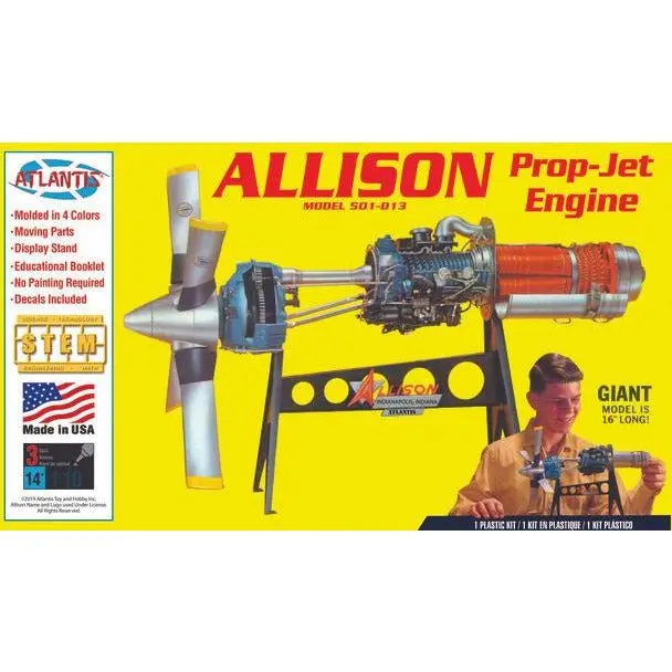 Atlantis 1/10 Allison 501-D13 Prop Jet Aircraft Engine