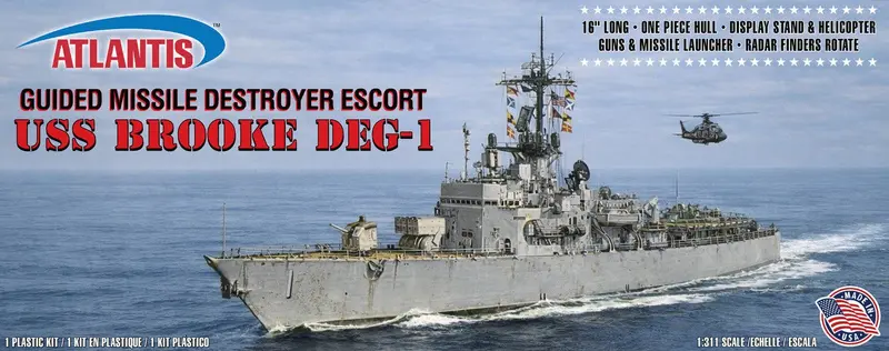 Atlantis 1/311 USS Brooke (DEG-1) Guided Missile Destroyer Escort