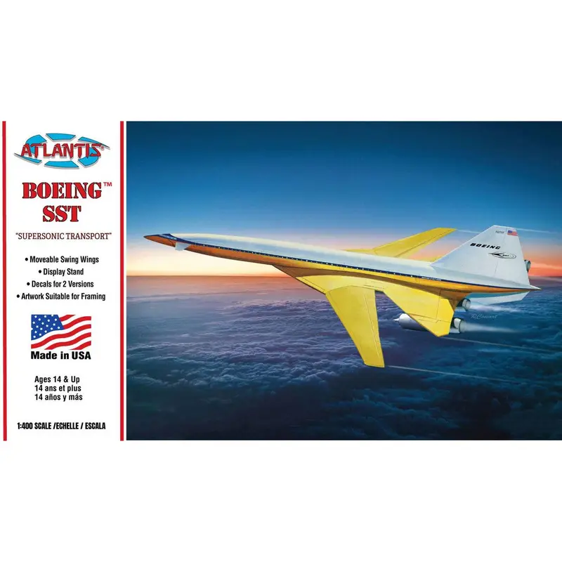 Atlantis Boeing SST Supersonic Transport 1/400