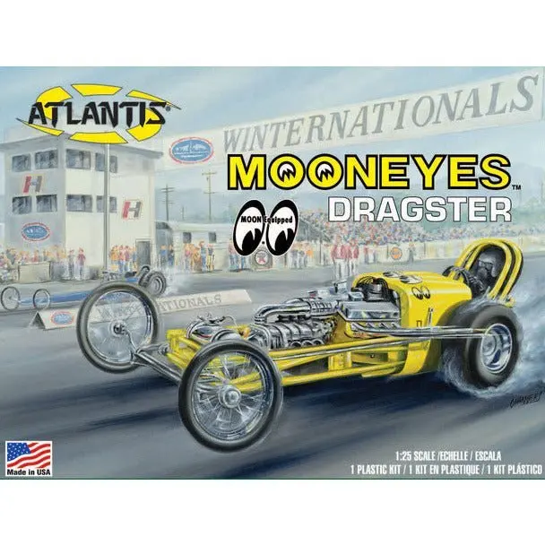 Atlantis MOONEYES Dragster 1/25 Plastic Model kit