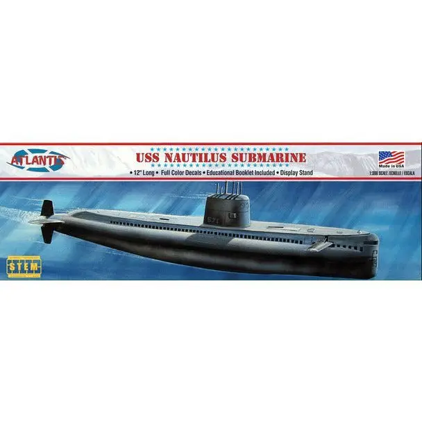 Atlantis USS Nautilus Submarine 1/300 STEM Plastic Model Kit