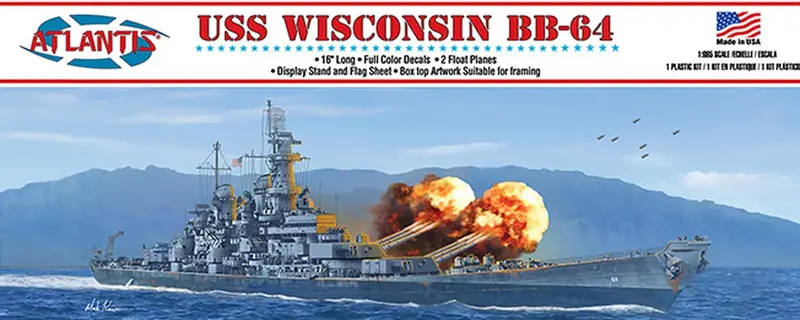 Atlantis USS Wisconsin BB-64 Battleship 1