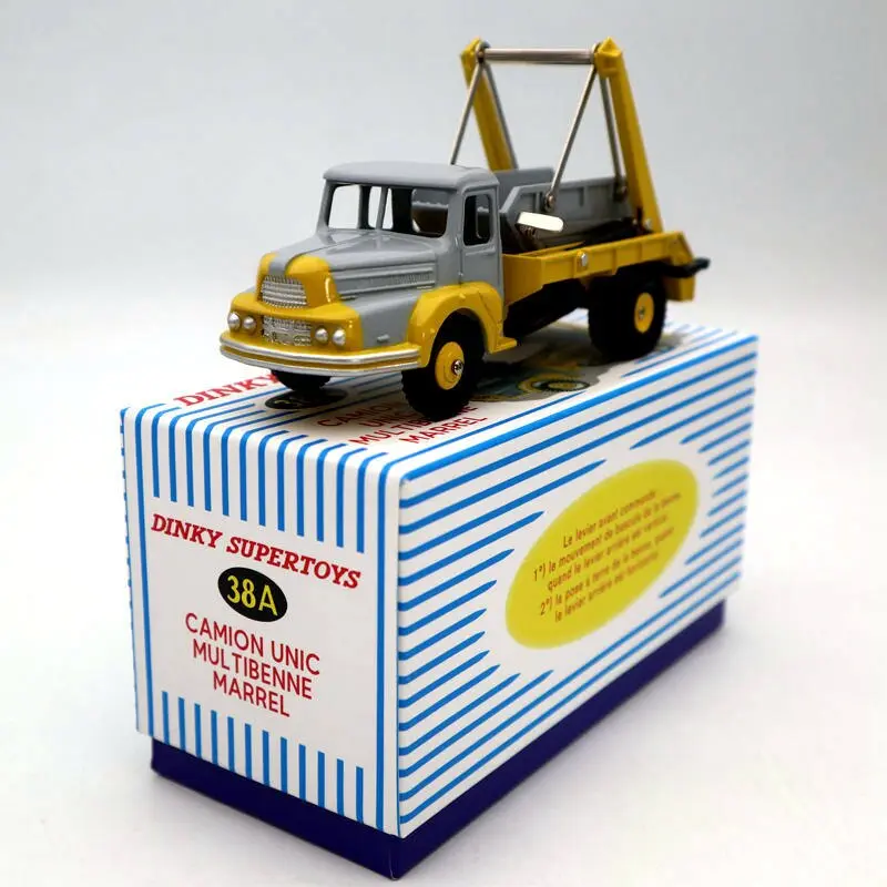 Atlas Dinky Toys 38A Camion Unic Multibenne Marrel Diecast Models Auto Car Gifts Collection
