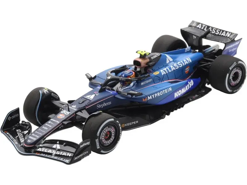 Atlassian Williams FW47 #55 3rd F1 Qatar GP 2025 Carlos Sainz w/Pit Board 1
