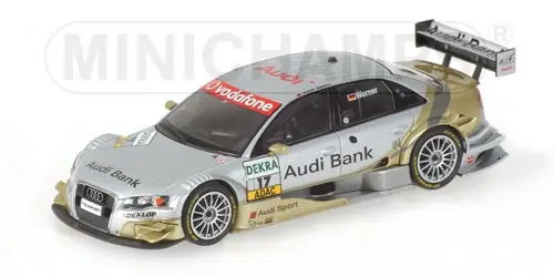 AUDI A4 AUDI BANK M. WERNER DTM 2007 - 1/43 - Minichamps