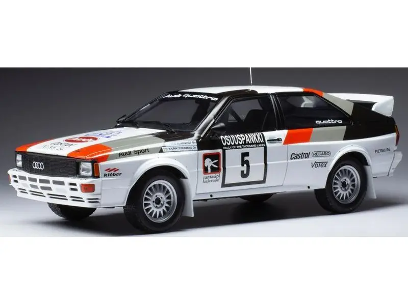 Audi Quattro #5 S.Blomqvist/B.Cederberg 1000 Lakes Rally 1982 1