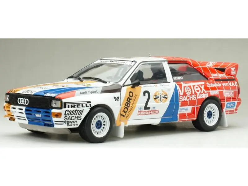 Audi Quattro A1 #2 Harald Demuth/Willy Lux Winner Int. AvD/STH Hunsruck Rallye 1984 1